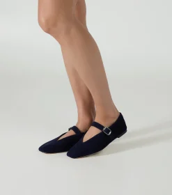 Bobbi Navy Suede