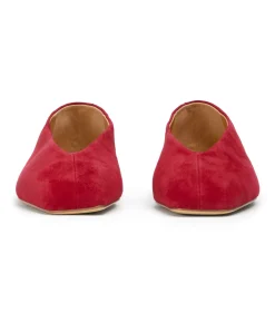 Brash Scarlet Suede