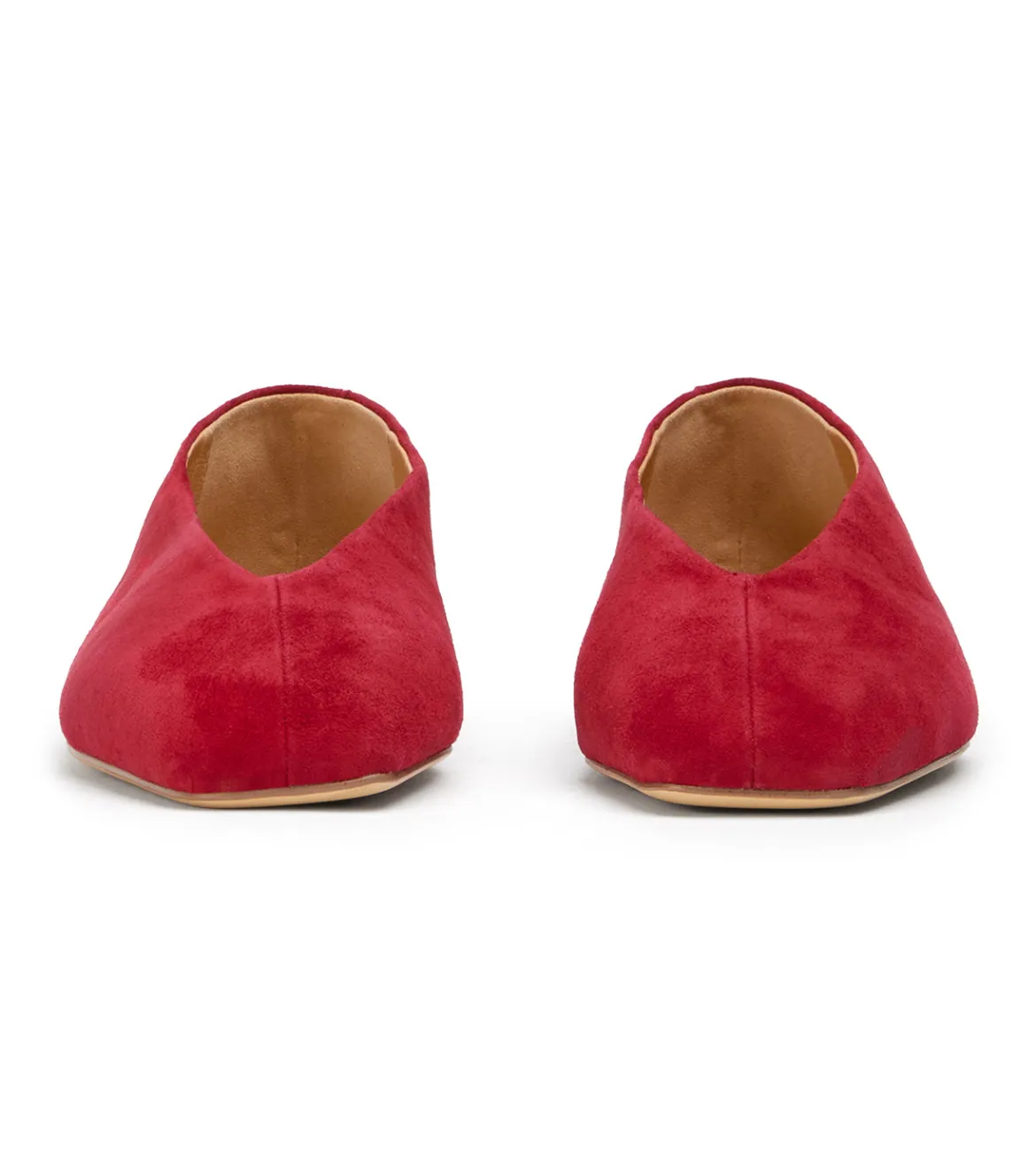 Brash Scarlet Suede