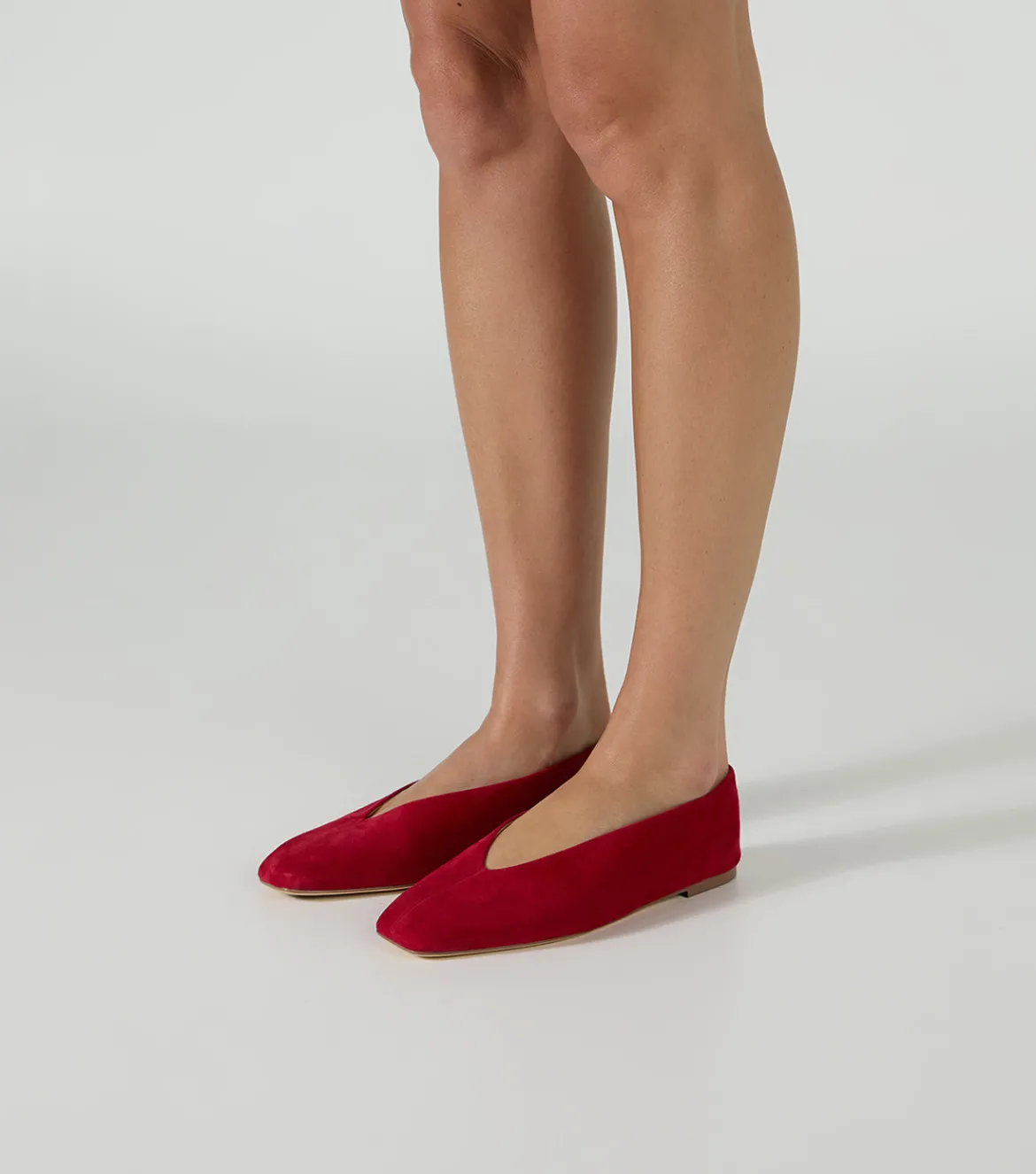 Brash Scarlet Suede