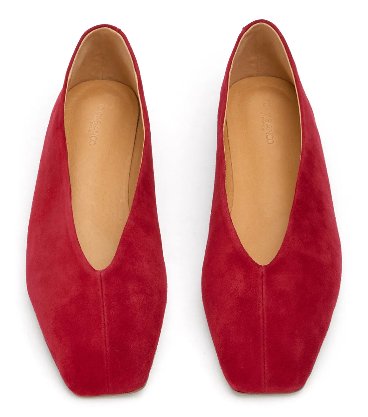 Brash Scarlet Suede