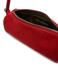 Caitlin Red Suede