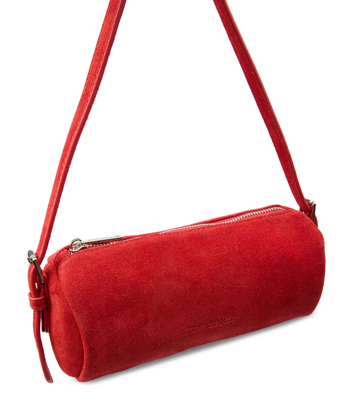 Caitlin Red Suede