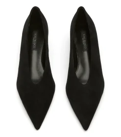 Cherry Black Suede