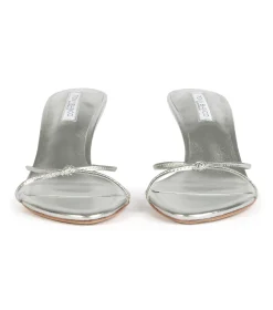 Dana Silver Nappa Metallic