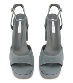 Freya Steel Suede
