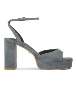 Freya Steel Suede
