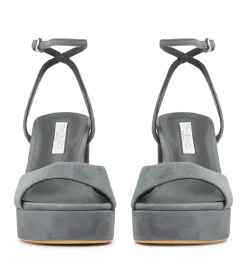 Freya Steel Suede