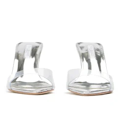 Hallie Clear Vinylite/Silver