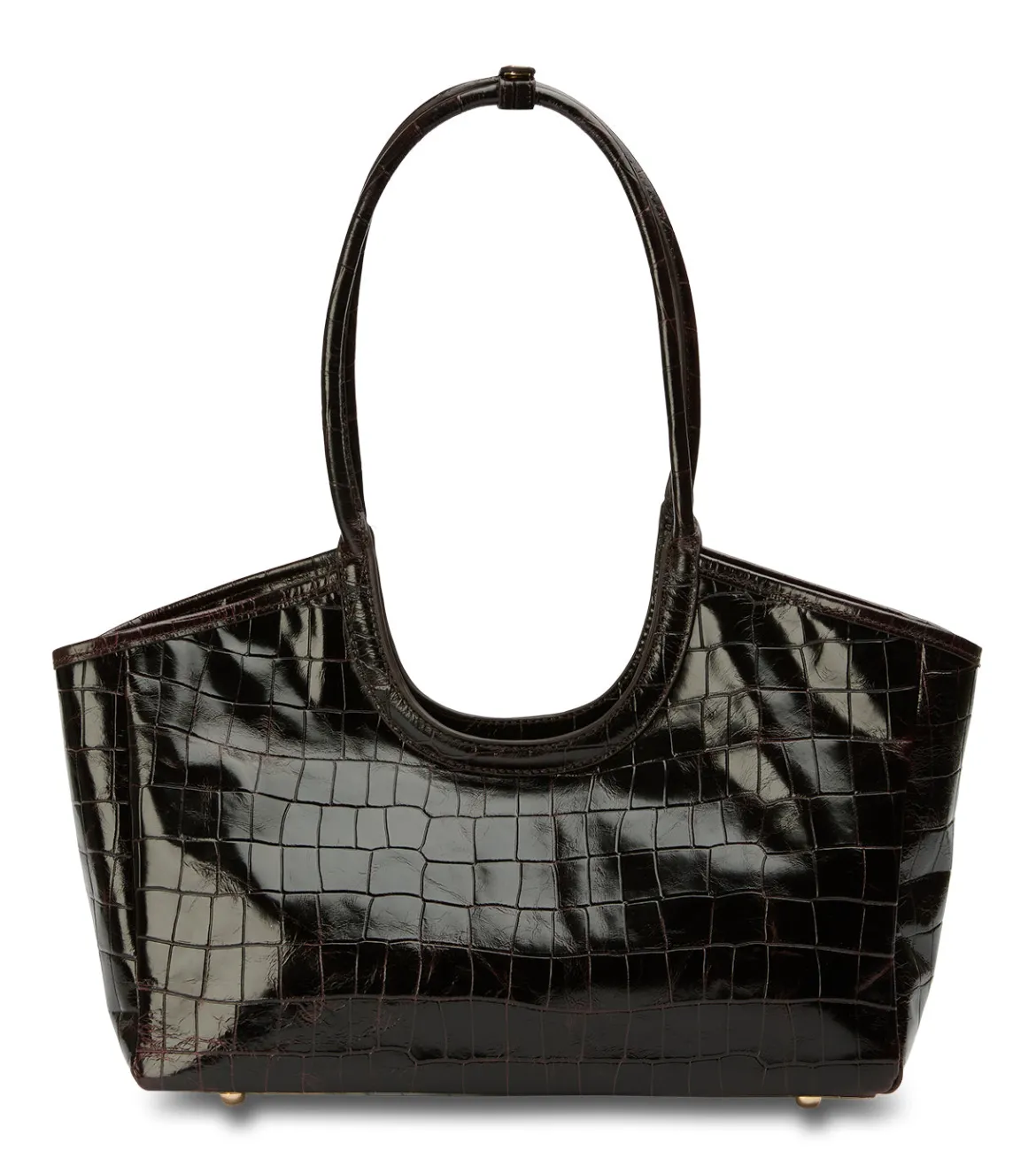 Kiki Burgundy Croc Shine