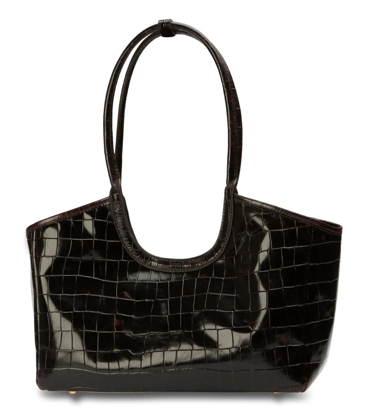 Kiki Burgundy Croc Shine