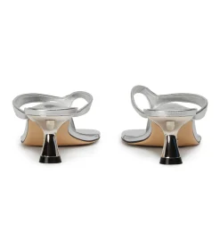 Krista Silver Nappa Metallic