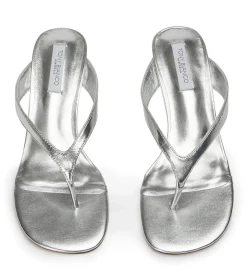 Krista Silver Nappa Metallic