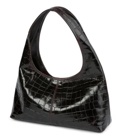 Lula Burgundy Croc Shine