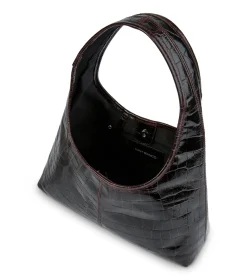 Lula Burgundy Croc Shine