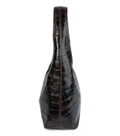 Lula Burgundy Croc Shine