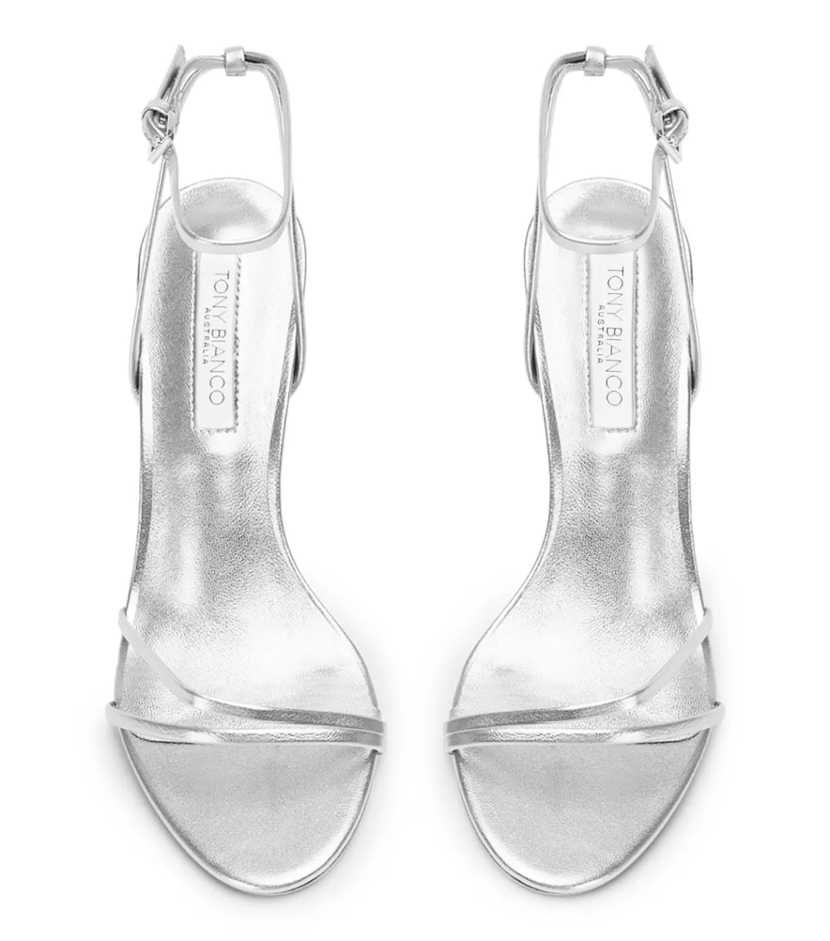 Mariah Silver Nappa Metallic