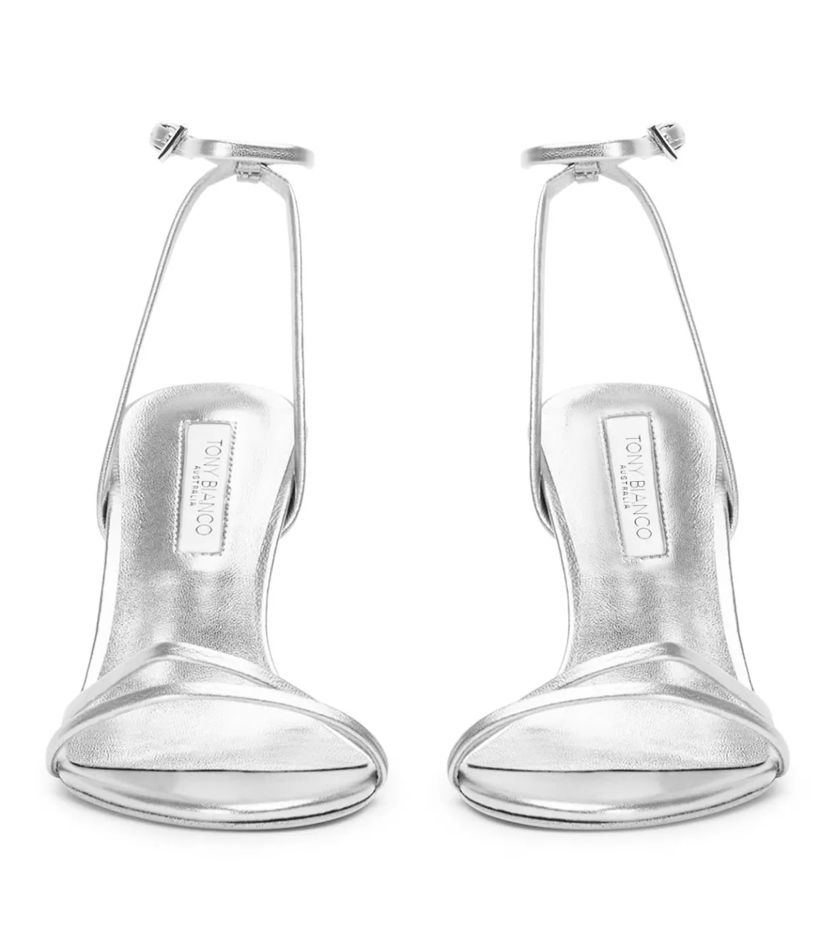 Mariah Silver Nappa Metallic