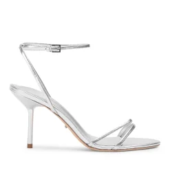 Mariah Silver Nappa Metallic