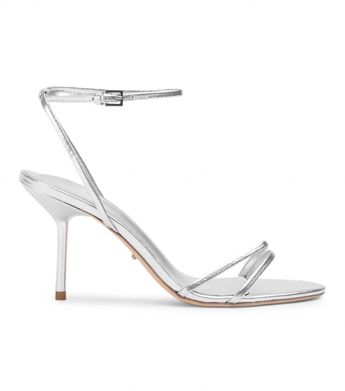 Mariah Silver Nappa Metallic