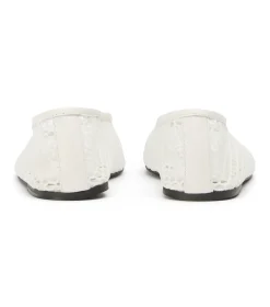 Mazey White Mesh