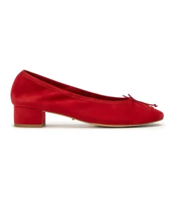 Moma Red Suede