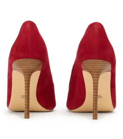 Niki Scarlet Suede