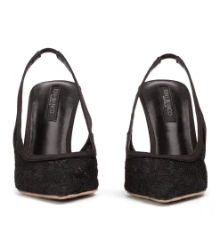 Noni Black Brocade