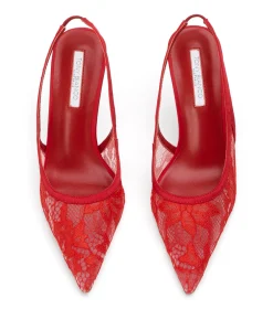 Noni Red Brocade
