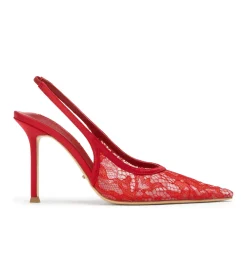 Noni Red Brocade