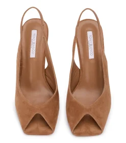 Peggy Taupe Suede