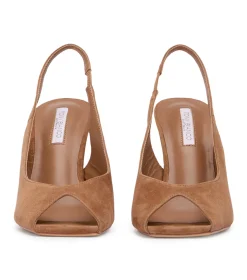 Peggy Taupe Suede