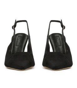 Samar Black Suede