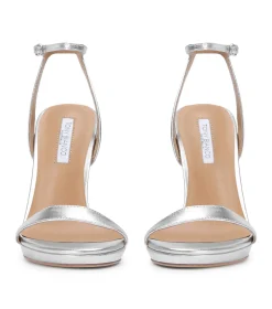 Skye Silver Nappa Metallic