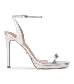 Skye Silver Nappa Metallic