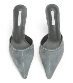 Sophie Steel Suede