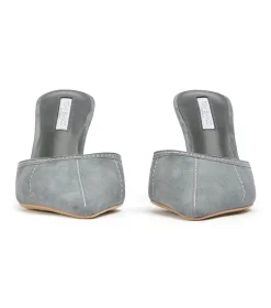 Sophie Steel Suede