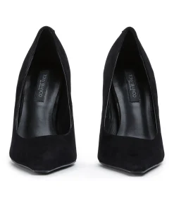 Swish Black Suede