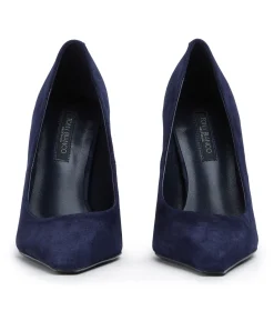 Swish Navy Suede