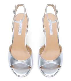 Violet Silver Nappa Metallic